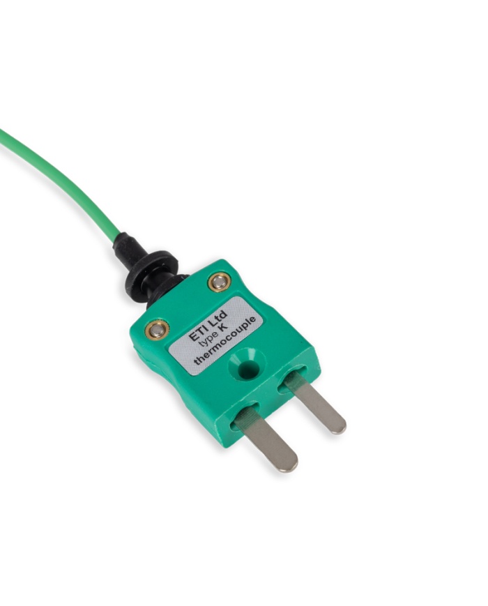 ETI Givare, termoelement typ K, insticksgivare med nål Ø3.3 x 100mm, snabb respons, 5 meter PTFE-kabel