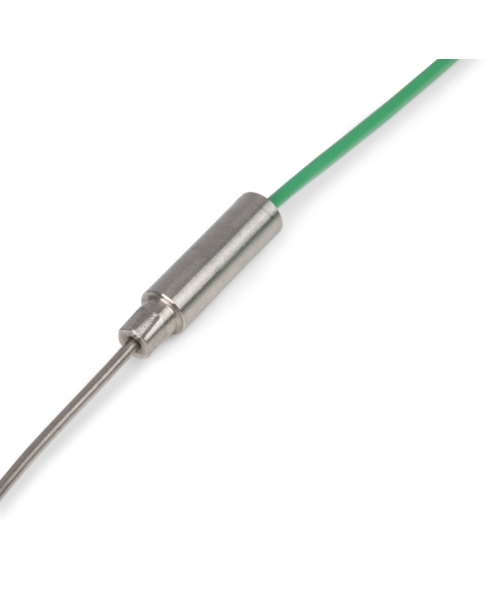 ETI Givare, termoelement typ K, böjbar lång givare Ø1,5 x 1000mm, för höga lufttemperatur, t.ex. ugnar och värmeskåp, 2 meter värmetålig PTFE-kabel