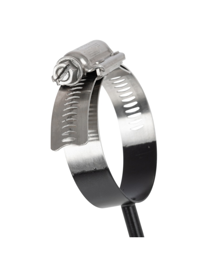 ETI Givare, termoelement typ K, för temperaturmätning på rör, fixering med givaren i slangklämma, upp till Ø100mm, PVC-kabel, 2 meter