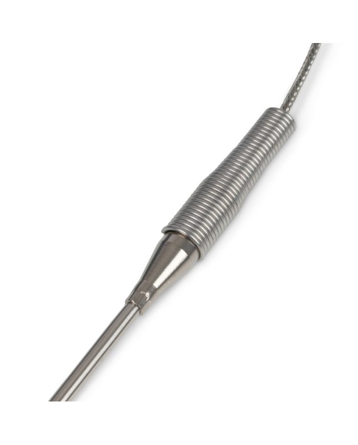 ETI Givare, termoelement typ K, insticksgivare med nål Ø3.3 x 305mm, snabb respons, perfekt för rökar och grillar, 1,2 meter flätad glasfiber-kabel