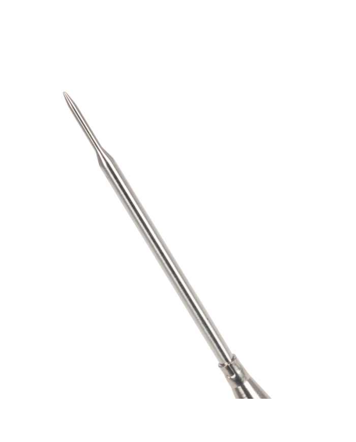 ETI Givare, termoelement typ K, insticksgivare med nål Ø3.3 x 305mm, snabb respons, perfekt för rökar och grillar, 1,2 meter flätad glasfiber-kabel