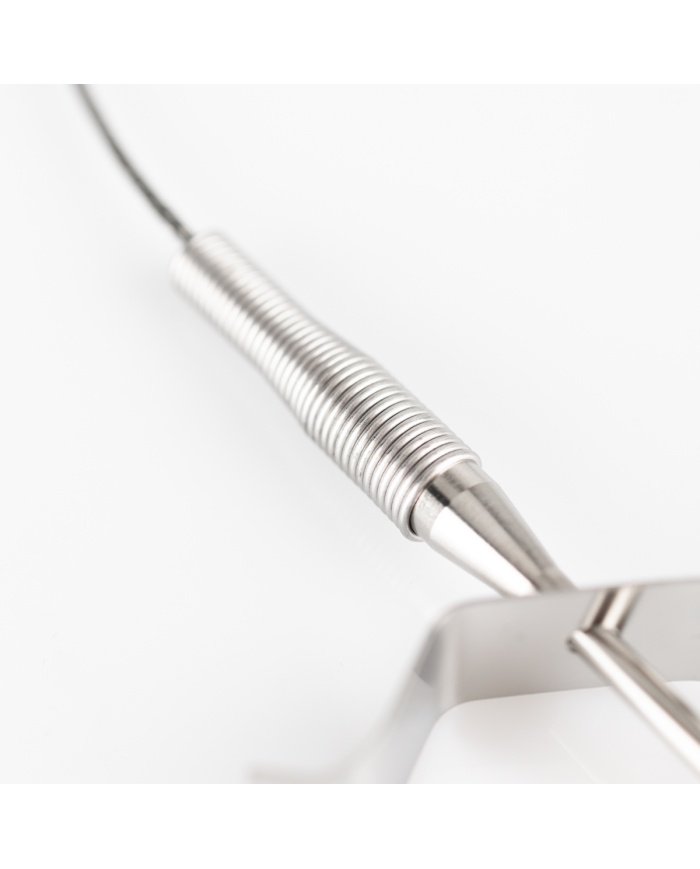 ETI Givare, termoelement typ K, ugnsgivare med rostfri klämma för ugnsfat. ETI Givare Ø3,5 x 50mm, 1,2 meter flätad kabel