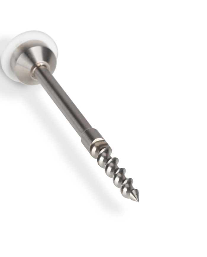 ETI Givare, NTC-termistor, korkskruv-givare med T-handtag för hårda eller semi-frysta livsmedel, Ø8 x 100mm, 1 meter värmetålig PVC-kabel, Lumberg-kontakt