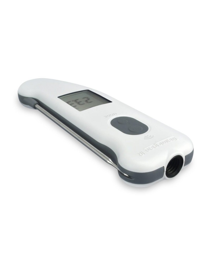 ETI Thermapen® IR-termometer. Kombinerad termometer för livsmedel med IR och utfällbar nålgivare. Kalibreringscertifikat