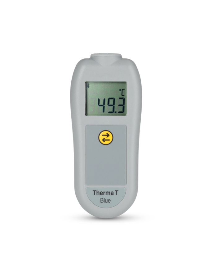 ETI Termometer Therma® T Blue, temperaturöverföring med Bluetooth. För givare termoelement Typ T. Gratis app för mobiltelefon. Med kalibreringscertifikat.