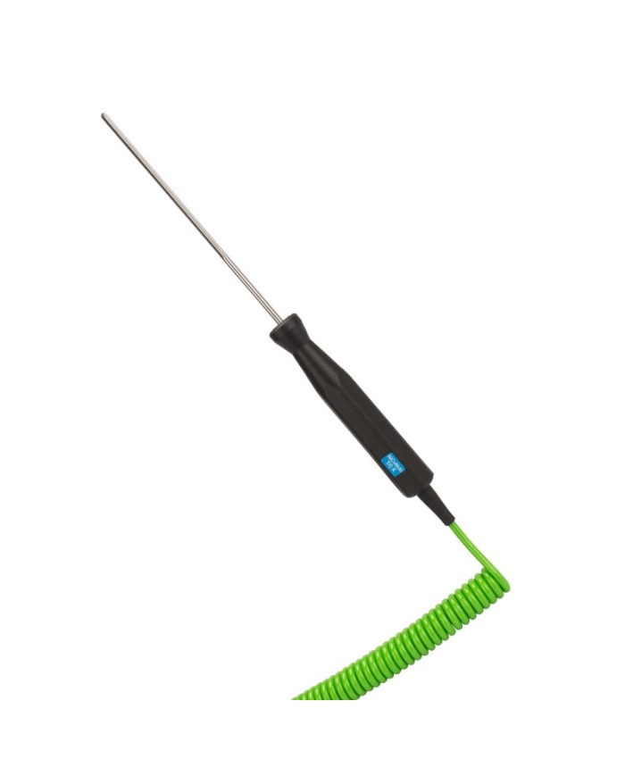 ETI Givare, termoelement typ K, för mätning mellan kartonger Ø4,5 x 130mm sexkantigt handtag 1 meter kabel