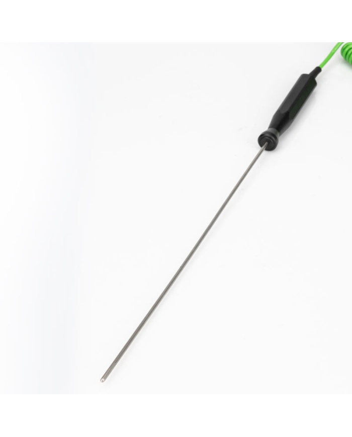 ETI Givare, termoelement typ K, böjbar givare, upp till 1100°C, Ø3 x 300mm, med handtag, 1 meter