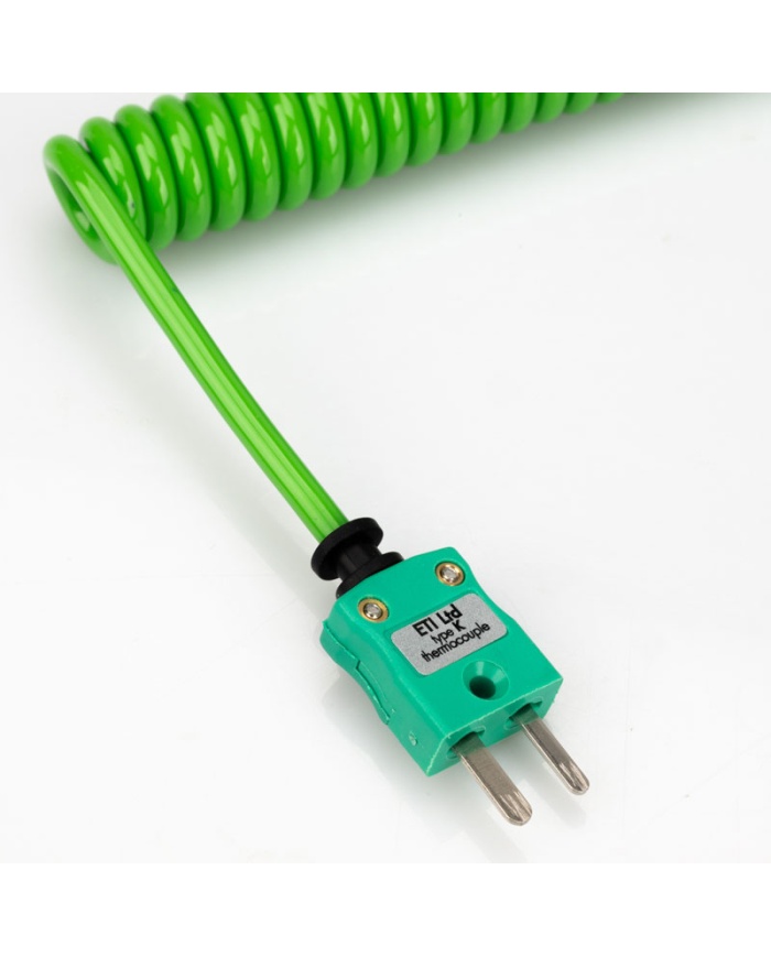 ETI Givare, termoelement typ K, böjbar givare, upp till 1100°C, Ø3 x 300mm, med handtag, 1 meter
