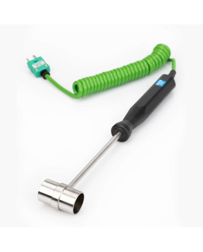 ETI Givare, termoelement typ K, luftgivare och gasgivare placerad i skyddande rörkanal, tål upp till +250C, spiralkabel 1m.