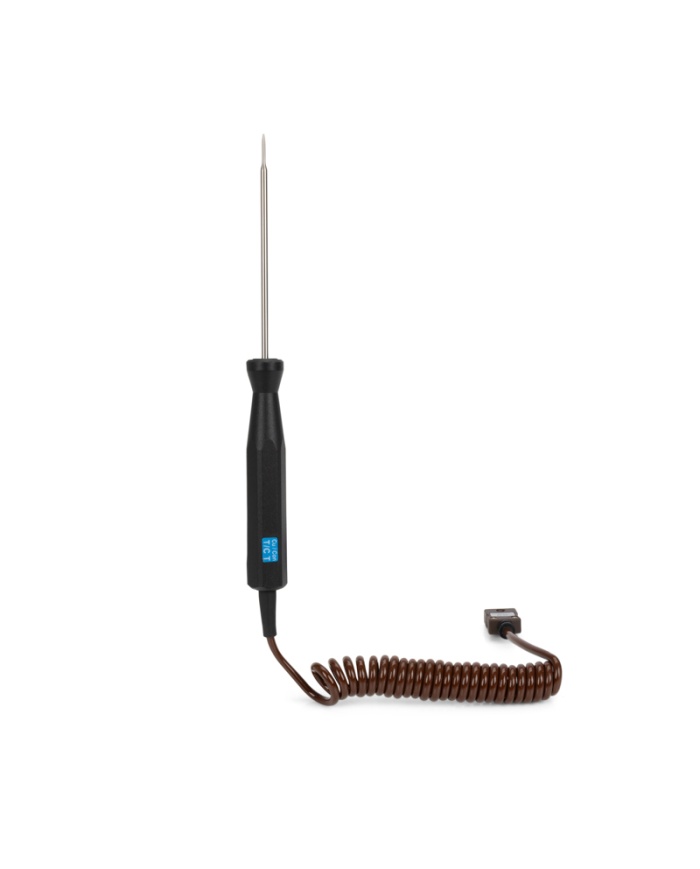 ETI Givare, termoelement typ T, insticksgivare med nål Ø3.3 x 100mm med handtag och 1 meter spiralkabel