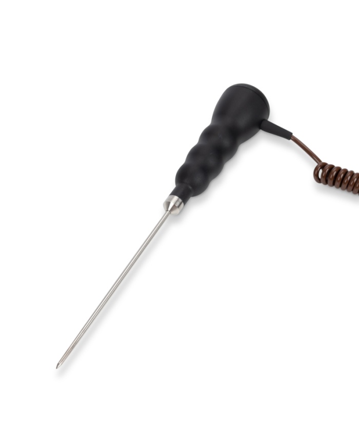 ETI Givare, termoelement typ T, vattentät IP67 insticksgivare med kraftigt handtag, Ø3.3 x 130mm, 1 meter spiralkabel