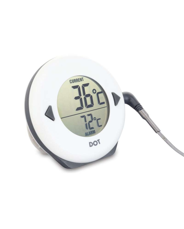 ETI DOT Digital ugnstermometer med armerad kabel 1,2m och insticksnål 114mm