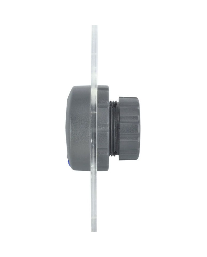 ETI Therma-Hygrometer för panelmontering. Mäter temperatur och %RH med inbyggd givare. Min & Max