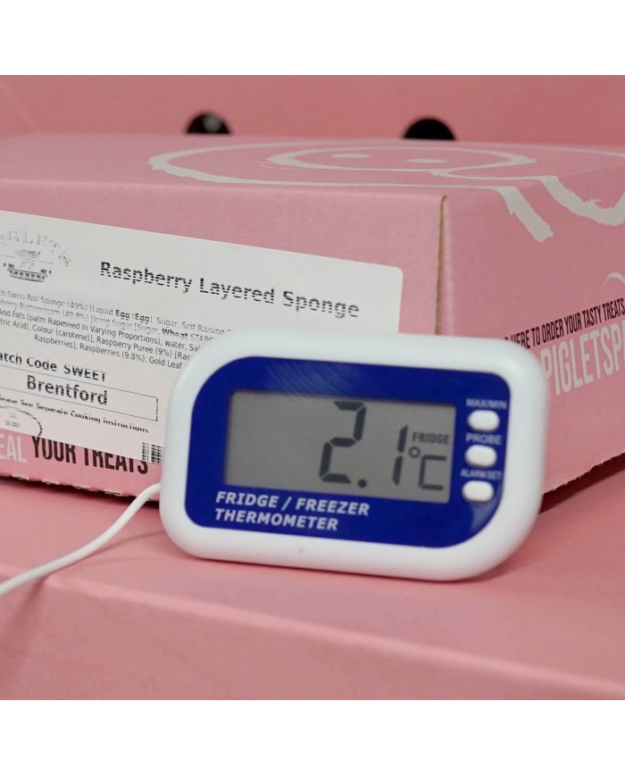 ETI Digital kyl-/frystermometer med ställbart larm