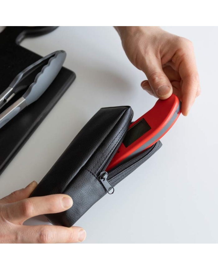 ETI Mjuk förvaringsväska med blixtlås 35 x 65 x 170mm. Passar t.ex. Thermapen & Gourmet termometrarna