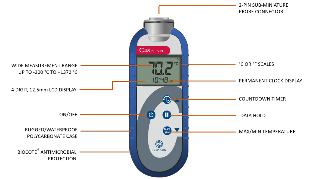 C48C Industrial Thermometer
